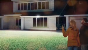 motion sensor light security